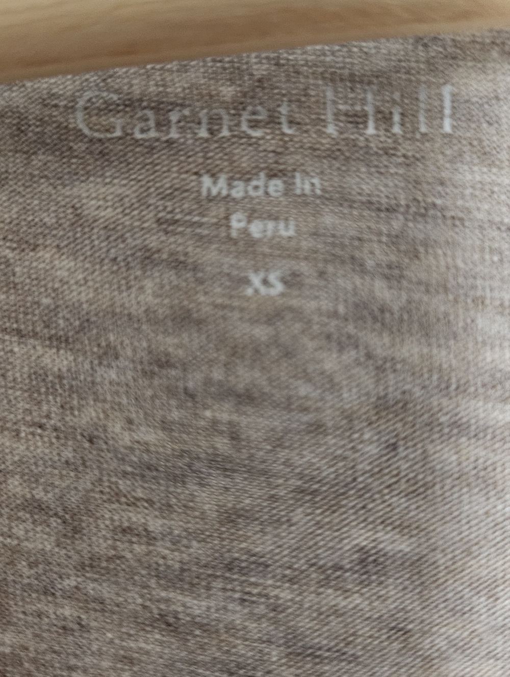 Garnet Hill Organic Cotton Blend Blouse XS - Picture 8 of 8
